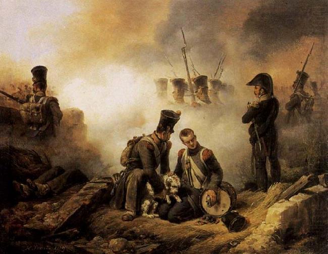The Dog of the Regiment Wounded, Horace Vernet